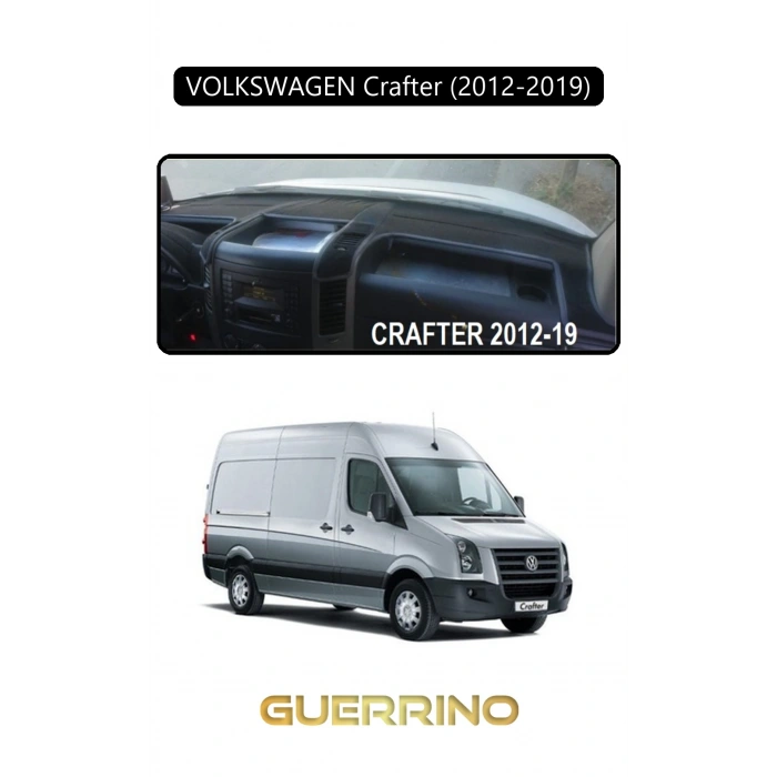 VOLKSWAGEN Crafter (2012-2019)TORPİDO KORUMA HALISI SİYAH KENAR