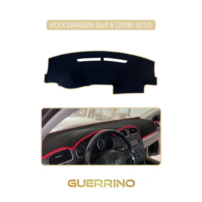 VOLKSWAGEN Golf 6 (2008-2012)TORPİDO KORUMA HALISI BEJ KENAR