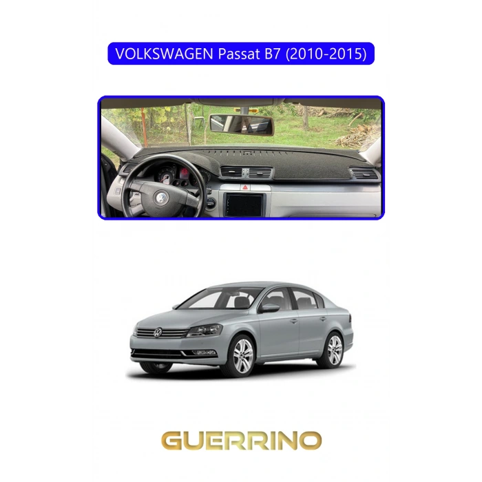 VOLKSWAGEN Passat B7 (2010-2015)TORPİDO KORUMA HALISI MAVİ KENAR