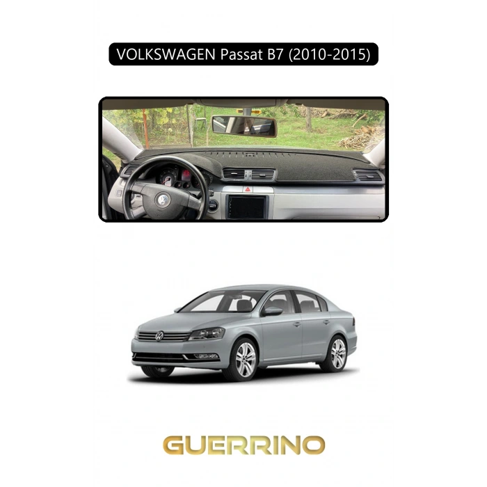 VOLKSWAGEN Passat B7 (2010-2015)TORPİDO KORUMA HALISI SİYAH KENAR