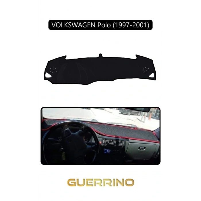 VOLKSWAGEN Polo (1997-2001)TORPİDO KORUMA HALISI SİYAH KENAR