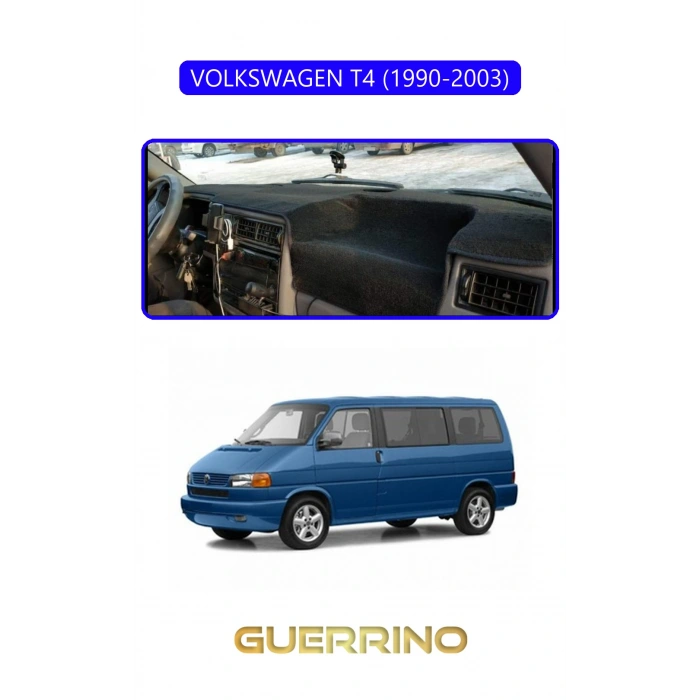 VOLKSWAGEN T4 (1990-2003)TORPİDO KORUMA HALISI MAVİ KENAR