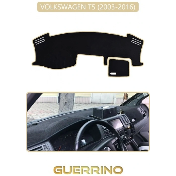 VOLKSWAGEN T5 (2003-2016)TORPİDO KORUMA HALISI BEJ KENAR
