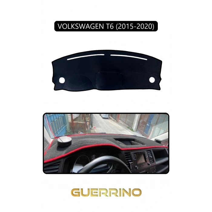 VOLKSWAGEN T6 (2015-2020)TORPİDO KORUMA HALISI SİYAH KENAR