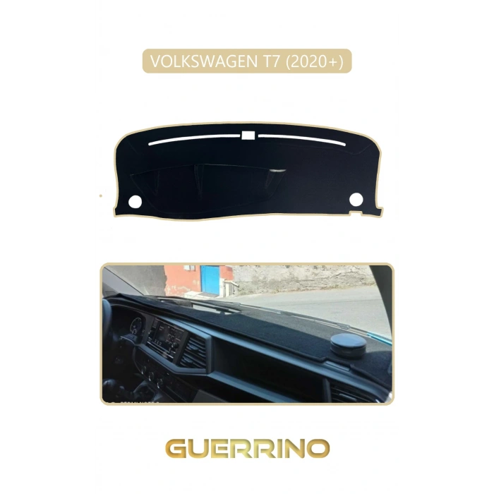 VOLKSWAGEN T7 (2020+)TORPİDO KORUMA HALISI BEJ KENAR