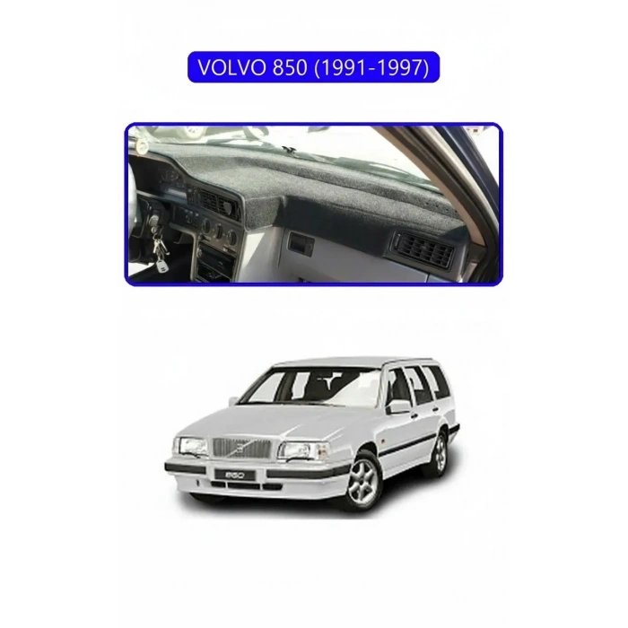 VOLVO 850 (1991-1997)TORPİDO KORUMA HALISI MAVİ KENAR