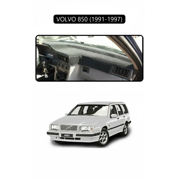 VOLVO 850 (1991-1997)TORPİDO KORUMA HALISI SİYAH KENAR