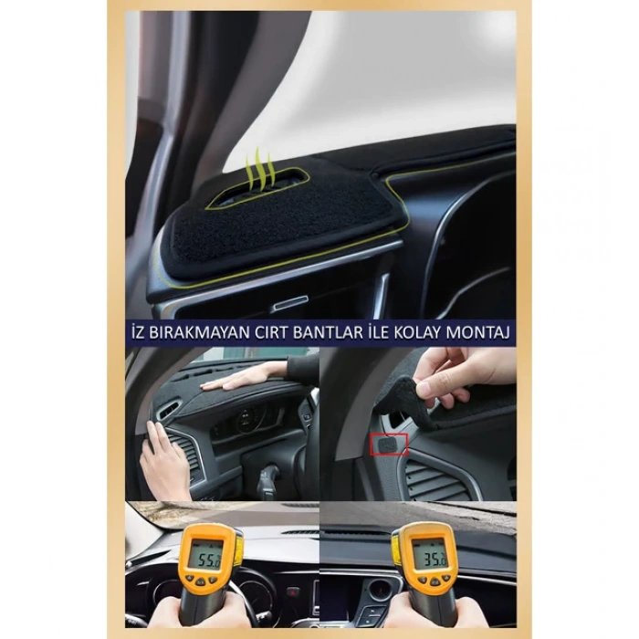 VOLVO S40 (1996-2002)TORPİDO KORUMA HALISI BEJ KENAR