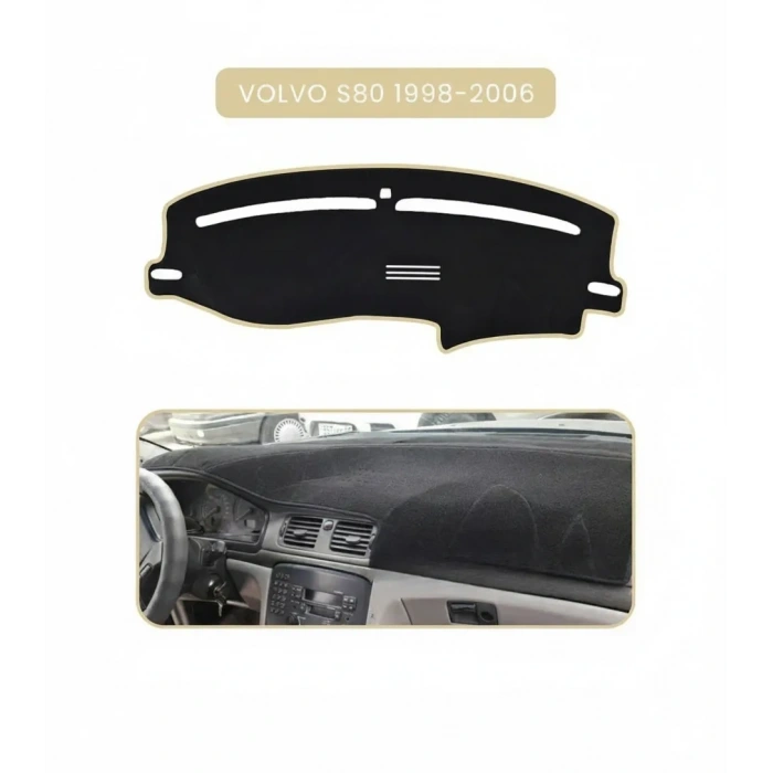 VOLVO S80 (1998-2006)TORPİDO KORUMA HALISI BEJ KENAR