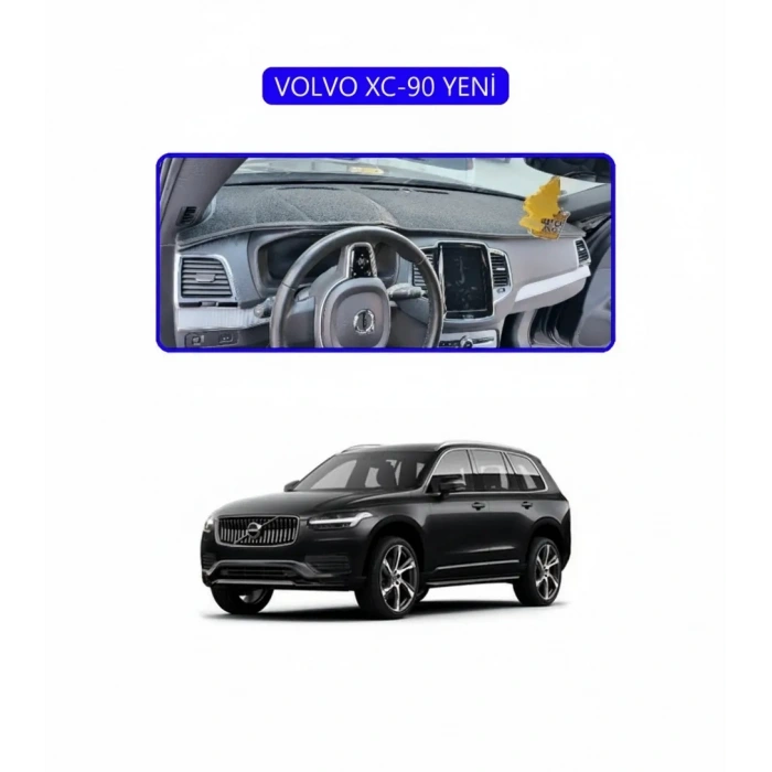 VOLVO XC-90 YENİTORPİDO KORUMA HALISI MAVİ KENAR