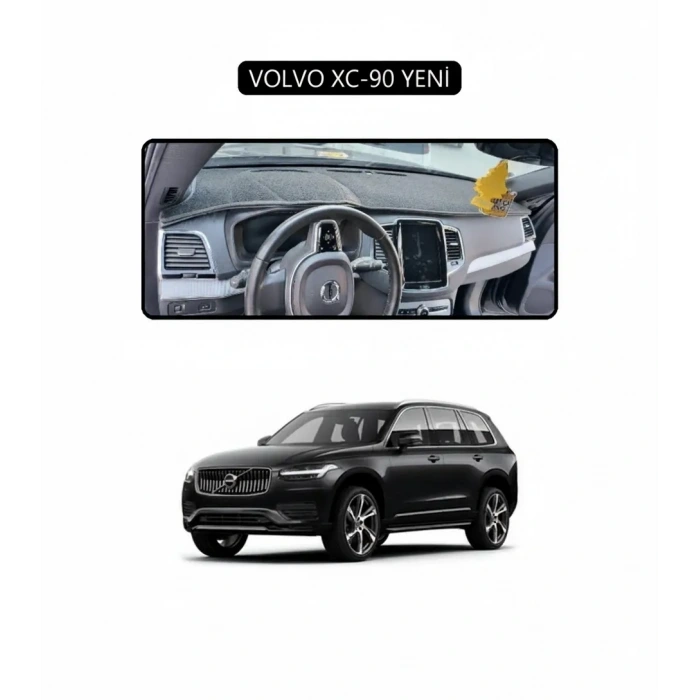 VOLVO XC-90 YENİTORPİDO KORUMA HALISI SİYAH KENAR