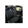 Araba Terletmez Ergonomik Koltuk Minderi (7 Parça) - 5 Koltuk Tam Set Siyah Mavi
