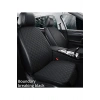 Araba Terletmez Ergonomik Koltuk Minderi (7 PARÇA) - 5 Koltuk Tam Set Siyah Siyah