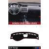 Honda Cıvıc (1994-2000) 3d Torpido Koruma Kılıfı - Ön Göğüs Panel Kaplama - Kırmızı Şerit