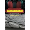 BMW E46 Compact 2001-2005Terletmez Kaymaz Keten Oto Minder Kılıf Komple Set(7Parça) Kırmızı