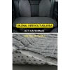 Skoda Yeti 2009 - 2018 Terletmez Kaymaz Keten Oto Minder Kılıf Komple Set(7Parça) Gri