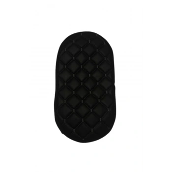 Araba Kol Dayama Örtüsü Oval Siyah Deri Siyah Desen