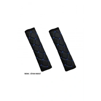 Araba Üniversal Emniyet Kemer Konforu Renk-siyah-mavi