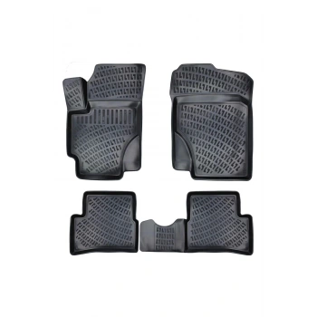 Hyundai Accent ERA 2006 -2012 3D Siyah Kokusuz Havuzulu Paspas Takımı