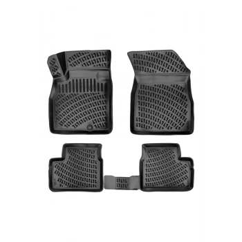 Nissan Micra 2019 Sonrası 3D Siyah Kokusuz Havuzulu Paspas Takımı