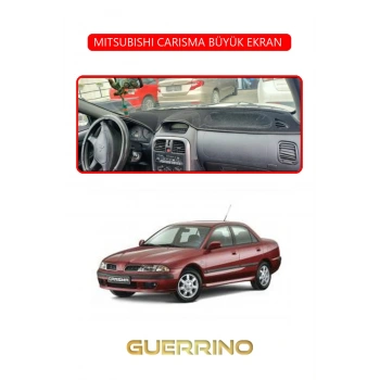 MITSUBISHI CARISMA BÜYÜK EKRAN TORPİDO KORUMA HALISI KIRMIZI KENAR