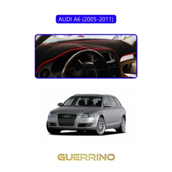 AUDI A6 (2005-2011) TORPİDO KORUMA HALISI MAVİ KENAR