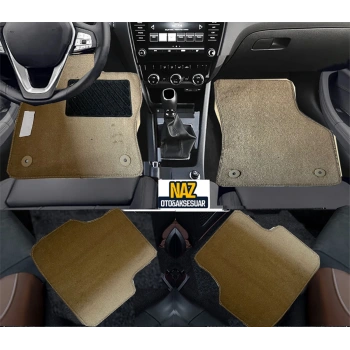 BMW E 90 2005 - 2011 Bej Halı Bej Kenar Petek Topuk