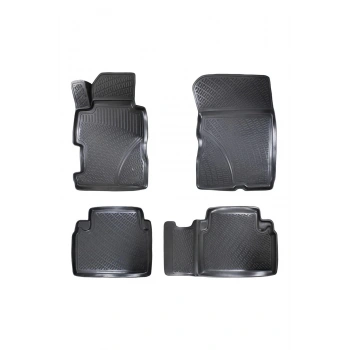 Honda Civic SEDAN 2001-2005 3D Siyah Kokusuz Havuzulu Paspas Takımı