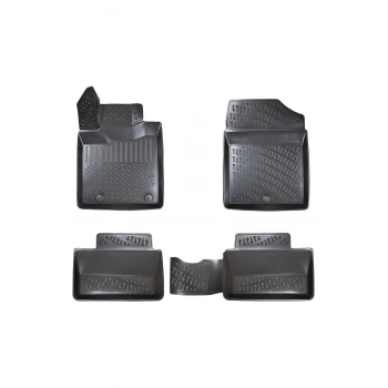 Hyundai İ10 2013 Sonrası 3D Siyah Kokusuz Havuzulu Paspas Takımı