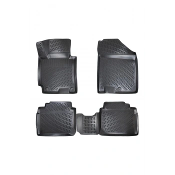 Hyundai İ20 2020 Sonrası 3D Siyah Kokusuz Havuzulu Paspas Takımı