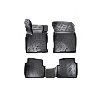 Kuga 2019 sonrası 3D Siyah Kokusuz Havuzulu Paspas Takımı