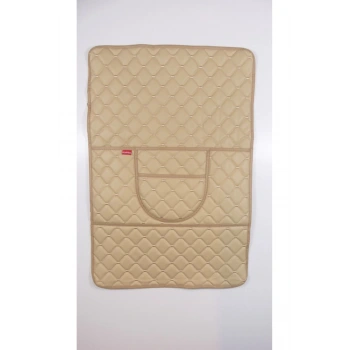 Lüks Deri Cepli Araç Koltuk Arkası Organizer Bej