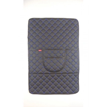 Lüks Deri Cepli Araç Koltuk Arkası Organizer Mavi