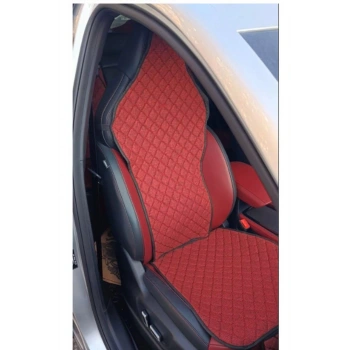 Mg Araç Uyumlu Koltuk Koruyucu Cepli Terletmez Kılıf Minder Seti Kırmızı