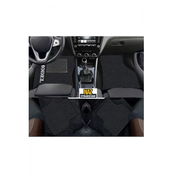 PORSCHE BOXSTER 987 2005-2012 NO-BOSE    Siyah Halı Siyah Kenar Petek Topuk