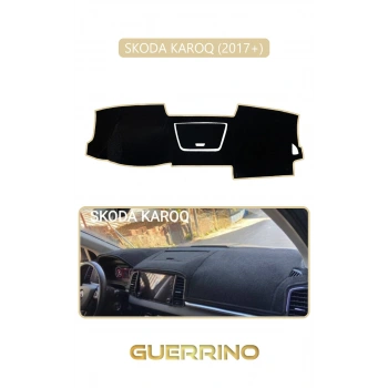 SKODA KAROQ 2017+TORPİDO KORUMA HALISI BEJ KENAR