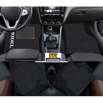 Subaru Legacy 2004-2009  Siyah Halı Siyah Kenar Petek Topuk