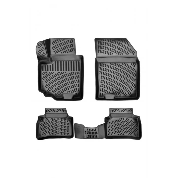 Suzuki Vitara 5 Kapı 2005-2014 3D Siyah Kokusuz Havuzulu Paspas Takımı