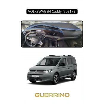 VOLKSWAGEN Caddy (2021+) TORPİDO KORUMA HALISI SİYAH KENAR