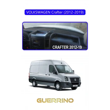 VOLKSWAGEN Crafter (2012-2019)TORPİDO KORUMA HALISI MAVİ KENAR