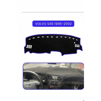 VOLVO S40 (1996-2002)TORPİDO KORUMA HALISI MAVİ KENAR