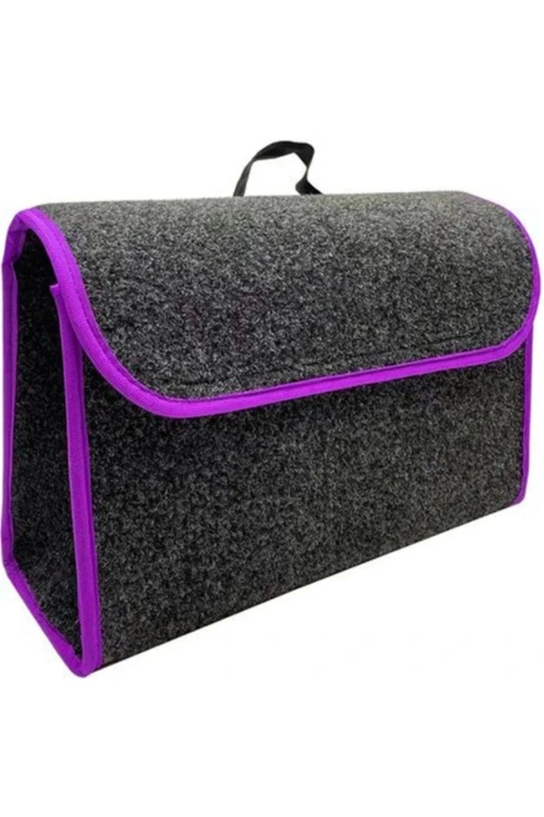 Bagaj Çantası Bagaj Düzenleyici Orta Boy Mor Kenar