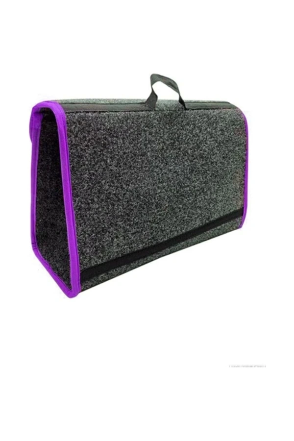 Bagaj Çantası Bagaj Düzenleyici Orta Boy Mor Kenar