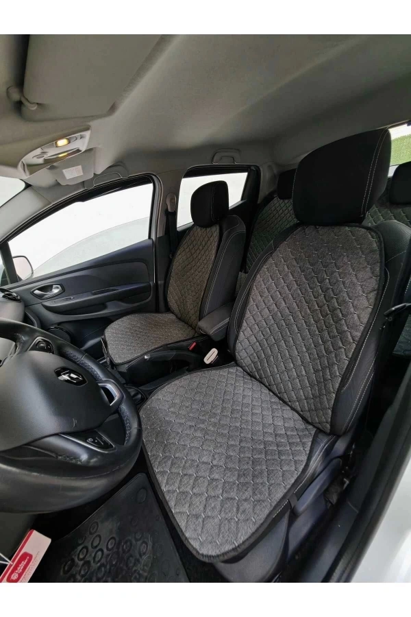 Araba Oto 7 Li Keten Koltuk Minderi (7 PARÇA) - 5 Koltuk Tam Set - Su Geçirmez -keten-minder