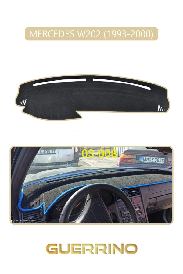 MERCEDES W202 1993-2000TORPİDO KORUMA HALISI BEJ KENAR