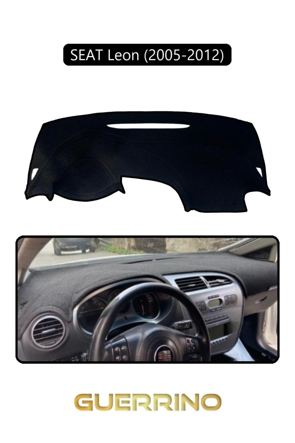 SEAT Leon (2005-2012)TORPİDO KORUMA HALISI SİYAH KENAR