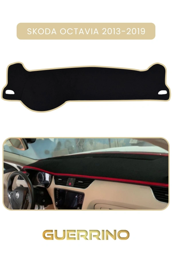 SKODA Octavia (2013-2019)TORPİDO KORUMA HALISI BEJ KENAR
