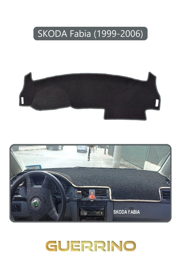 SKODA Fabia (1999-2006)TORPİDO KORUMA HALISI GRİ KENAR