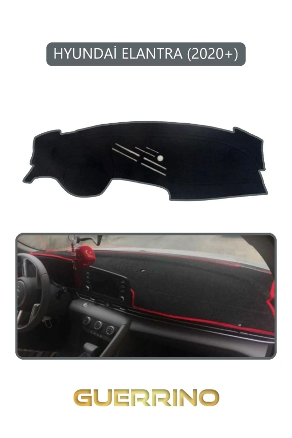 HYUNDAİ ELANTRA 2020+TORPİDO KORUMA HALISI GRİ KENAR