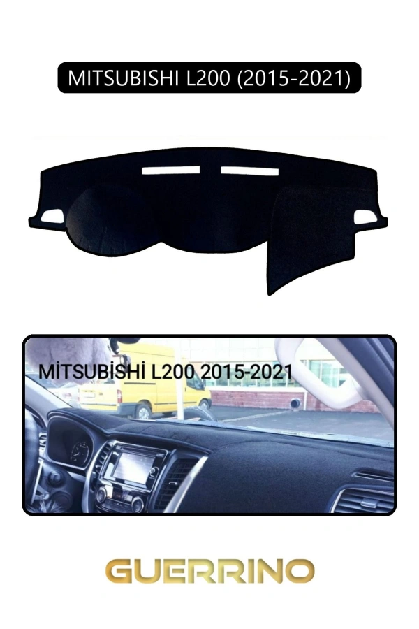 MITSUBISHI L200 2015-2021TORPİDO KORUMA HALISI SİYAH KENAR